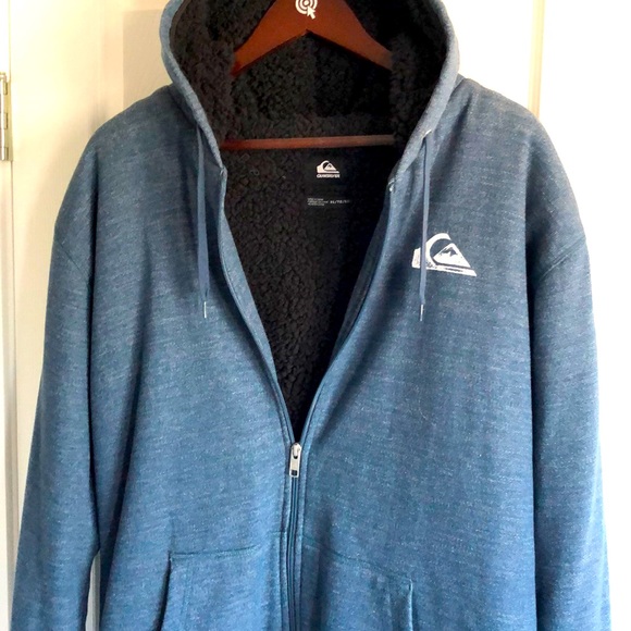 Mens QuickSilver full zip hoodie - Picture 1 of 3